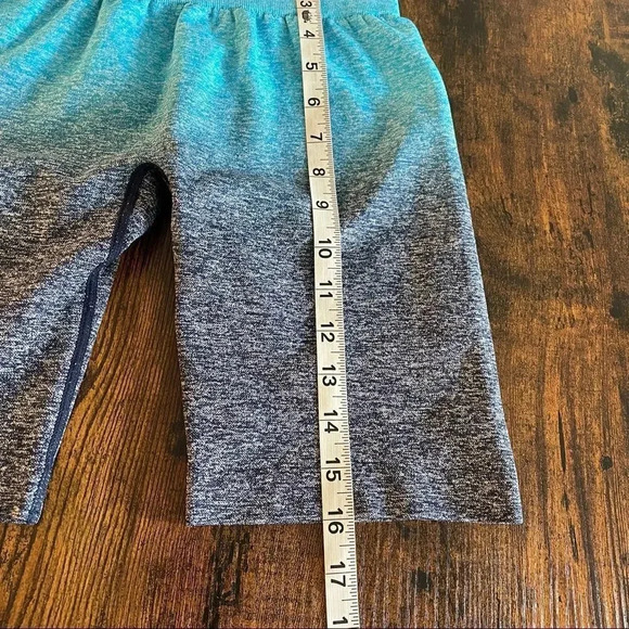 Running Girl ombre blue biker shorts - Picture 16 of 16